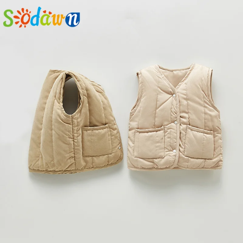 

Sodawn Baby Girl Clothes Autumn Boy Clothes Jacket Vest Toddler Clothes For Newborn For 0-2 Years