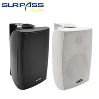 Passive HiFi Stereo PA System Wall Mount Speaker Sound Powerful Bass Home Audio Public Address Speakers 70V/100V/8ohm 20W