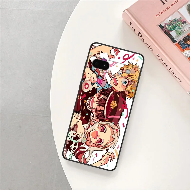 Черный матовый чехол для Moto Edge 30 40 20Pro G200 One Fusion Anime Jibaku Shounen Hanako-kun Pixel 8a 7a 6a 7 8 6