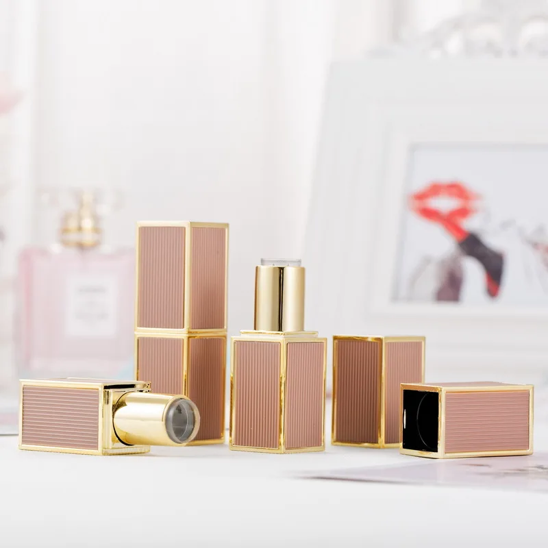 1/5 шт. 3 5 г пустая квадратная тюбик для помады высшего класса розовые многоразовые