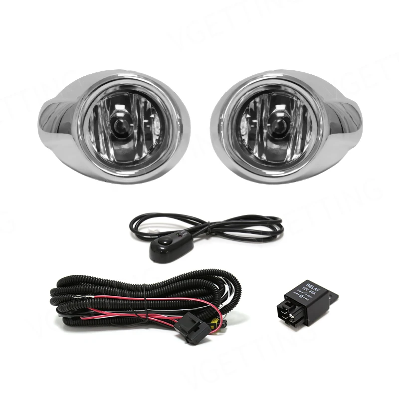 

For Ford Focus Fog Lights LED 2012 2013 H11 55W Halogen Chrome Auto Daytime Running Driving Lamps Accessories