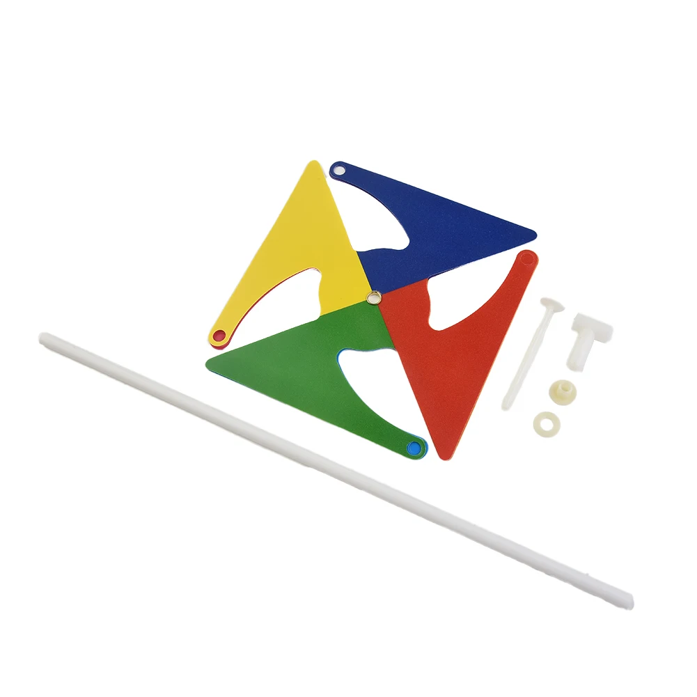 Уличная ветряная мельница Ome &amp Garden пластиковый материал красочный дизайн