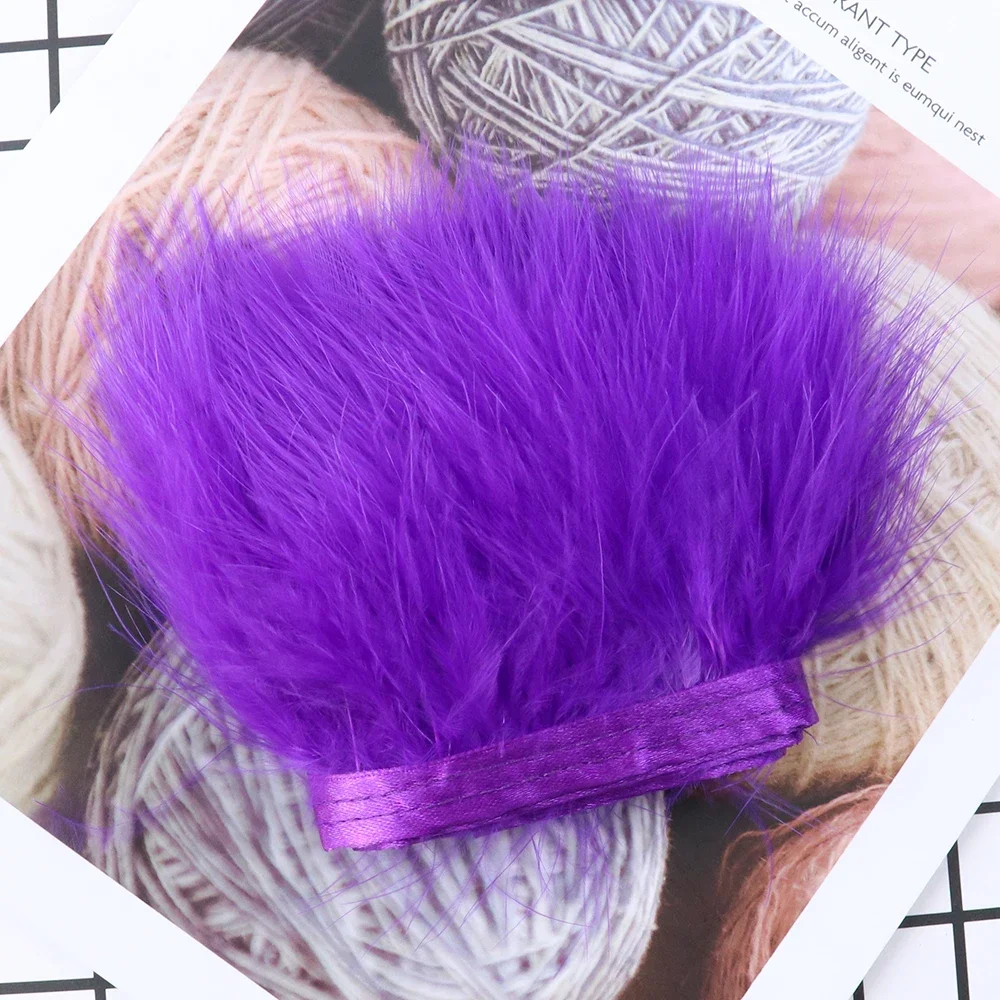 1 метр красочные мягкие марабу турецкие перья отделка лента бахрома 8-10 см для