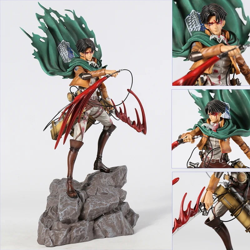 

Attack on Titan Rival Levi Ackerman Figure Model Desktop Ornaments Collectibles Model Toy Gift