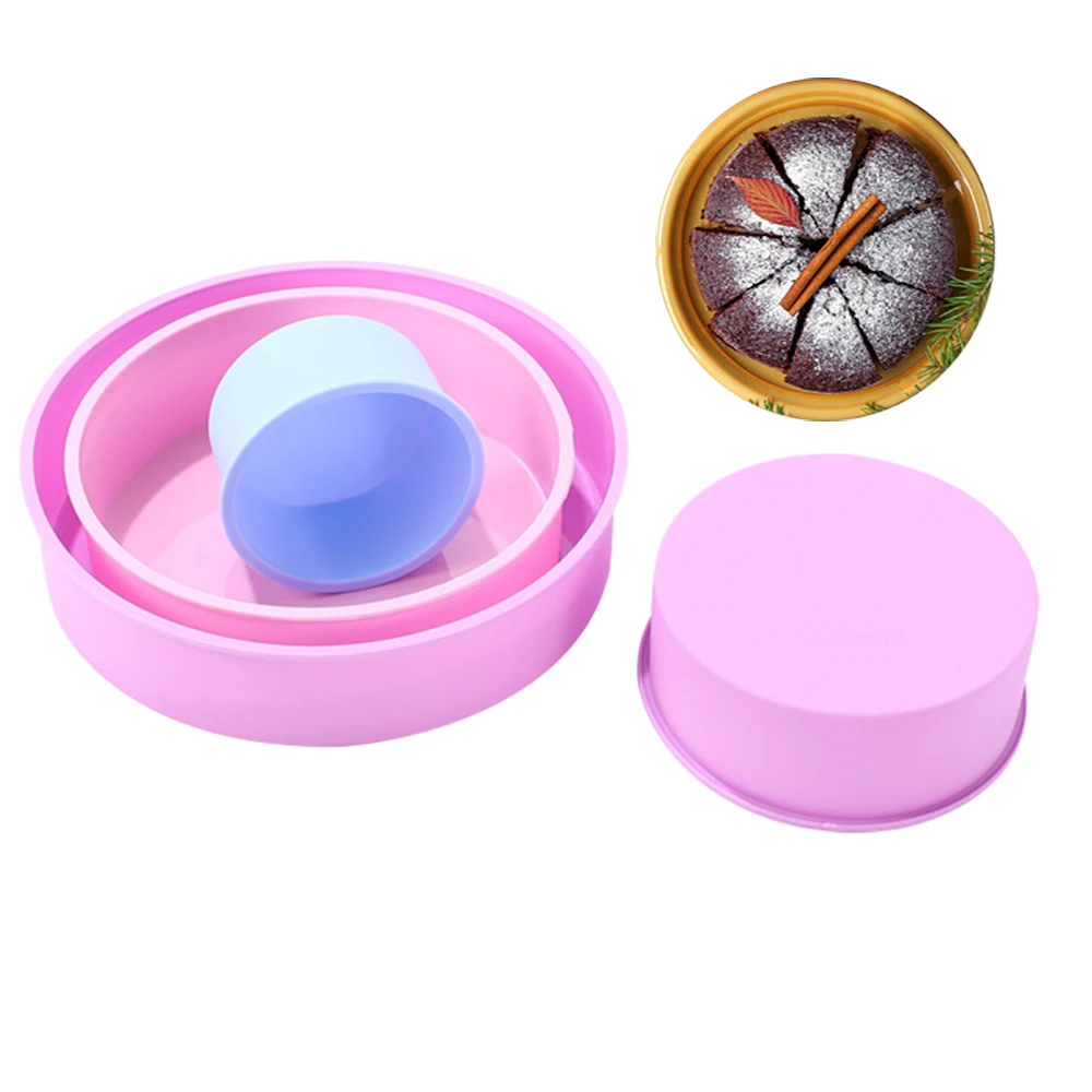 

Silicone Baking Mold Pan For Pastry Mold For Baking Silicone Mold Pastry Muffin Round Rectangle Bakery Eco-Friend Silicone Mould