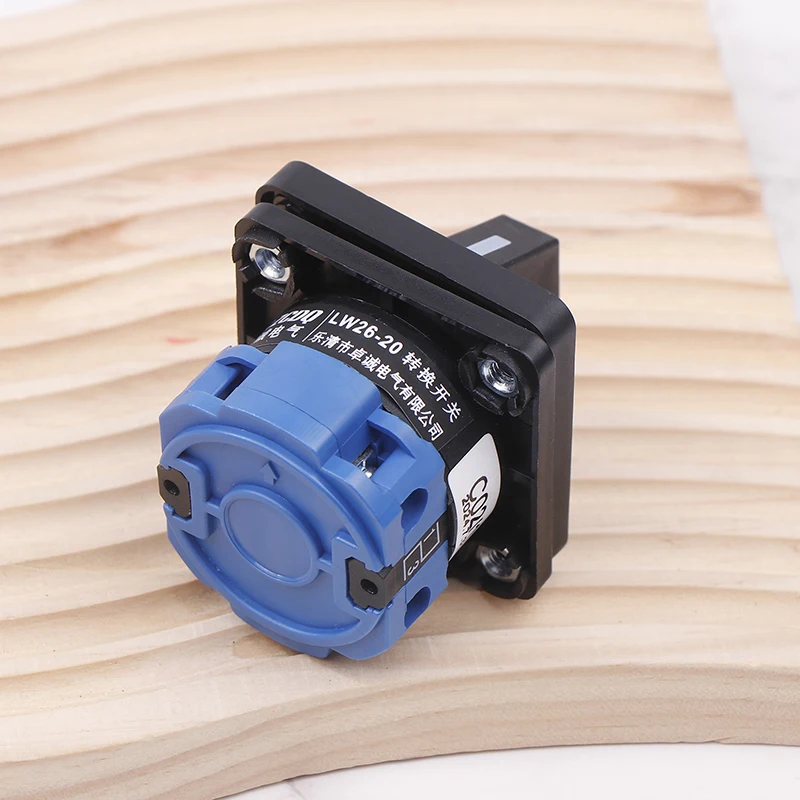 LW26-20 C02/1 Поворотный кулачковый переключатель ВКЛ/ВЫКЛ 2 полюса 4 клеммы 220 В 20 А для