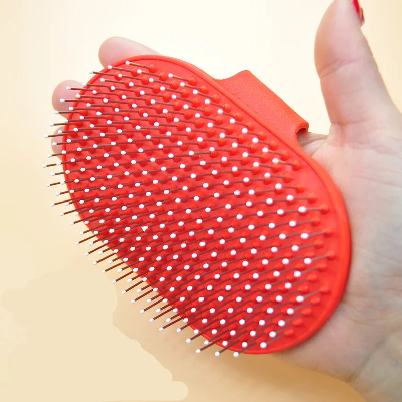 

Hot Sale Pet Dog Cat Bath Brush Comb Rubber Glove Hair Fur Grooming Massaging Massage Pin Pet Shower Dog Brush Pets Supplies