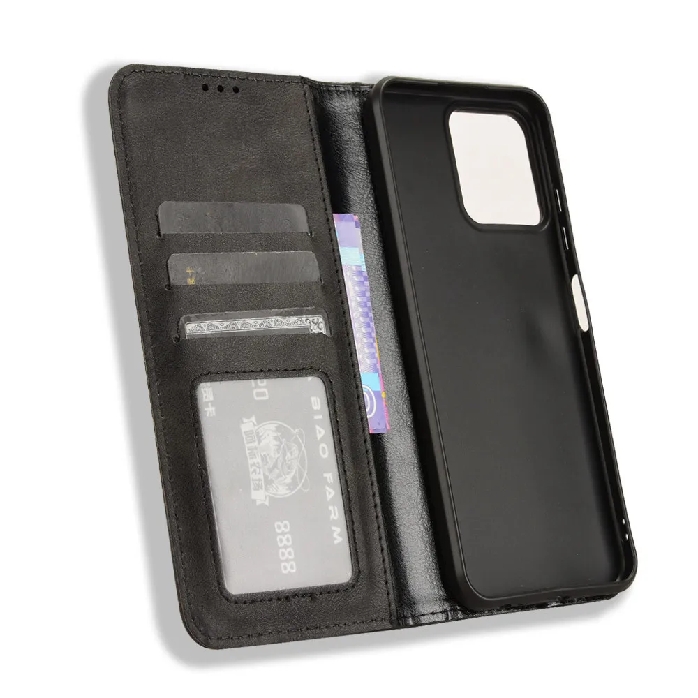 Для ZTE Blade V50 Design 4G Чехол Роскошный флип-чехол из искусственной кожи с магнитной