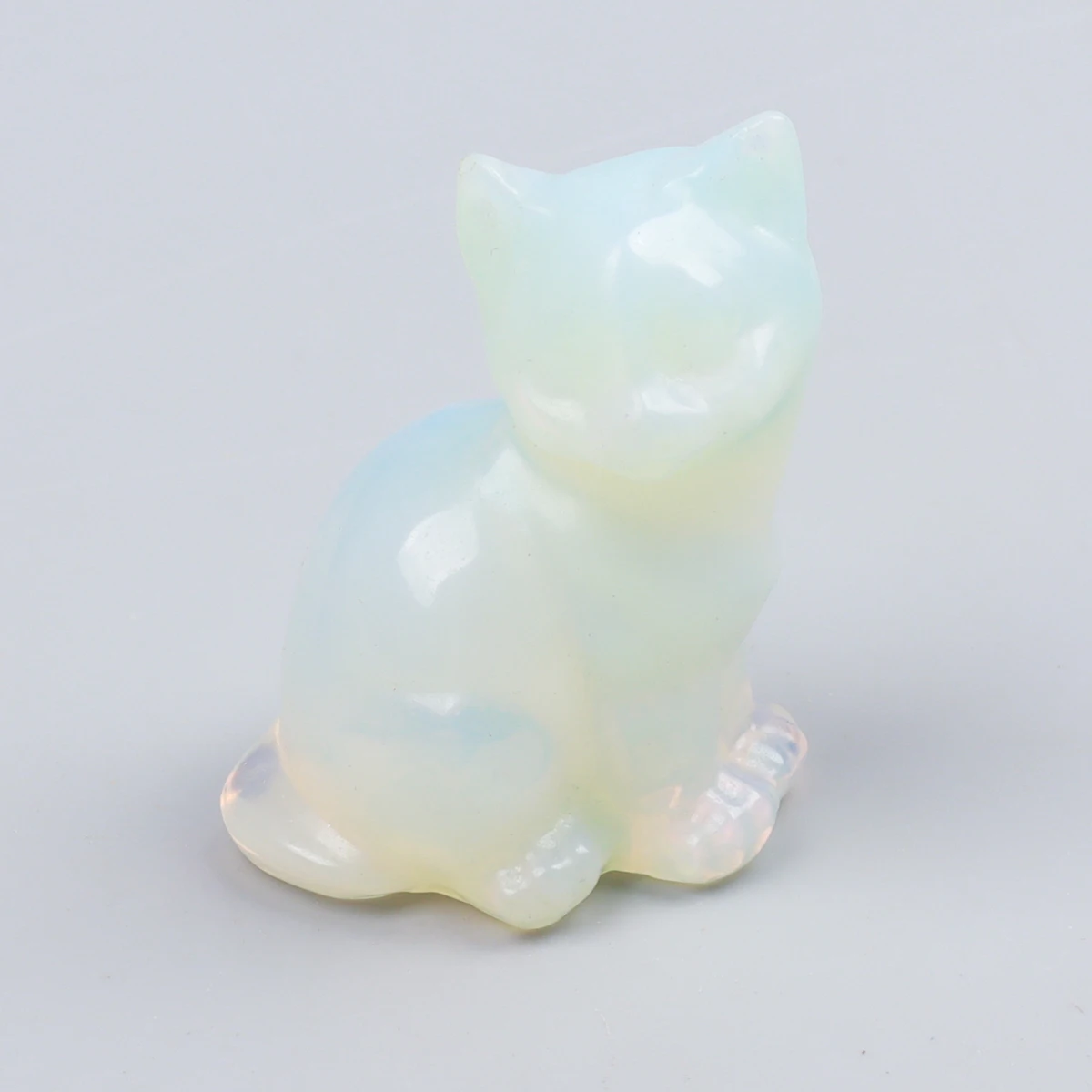 

Мини-фигурка кошки из опалита