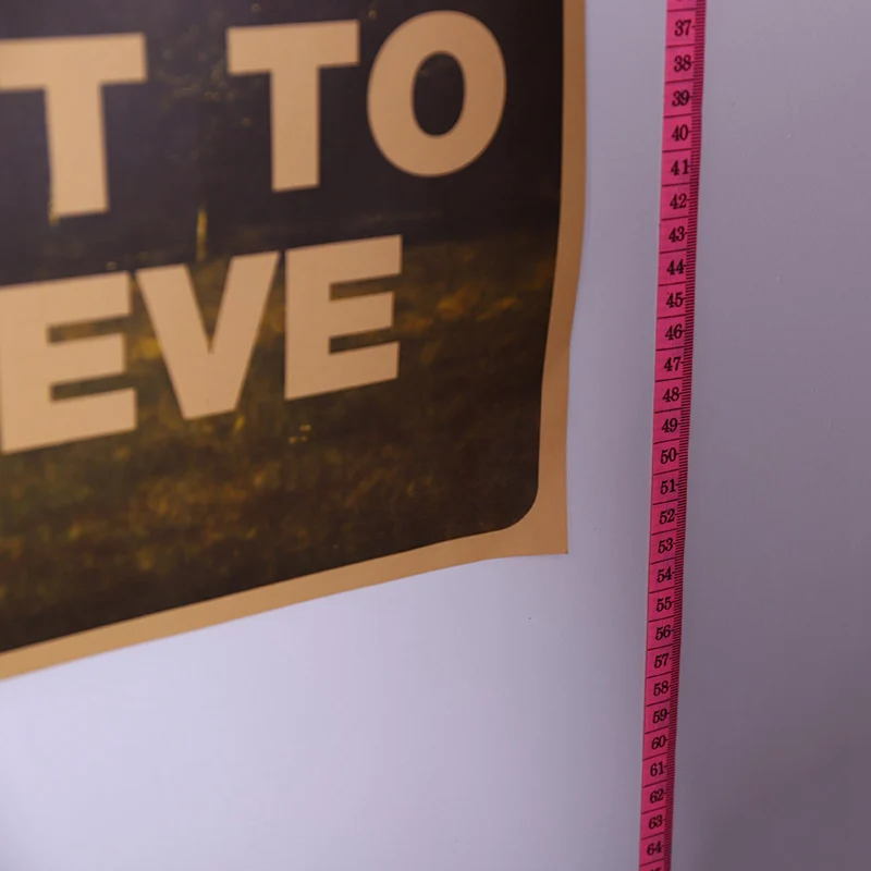 Наклейка на стену Я хочу верить |