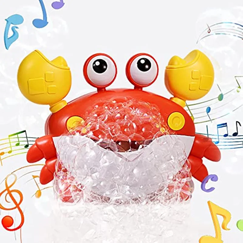 

Crab Bubble Bath Maker for The Bathtub,Blows Bubbles and Plays Songs Sing-Along Bath Bubble Machine Baby Toddler Kids Bath Toys