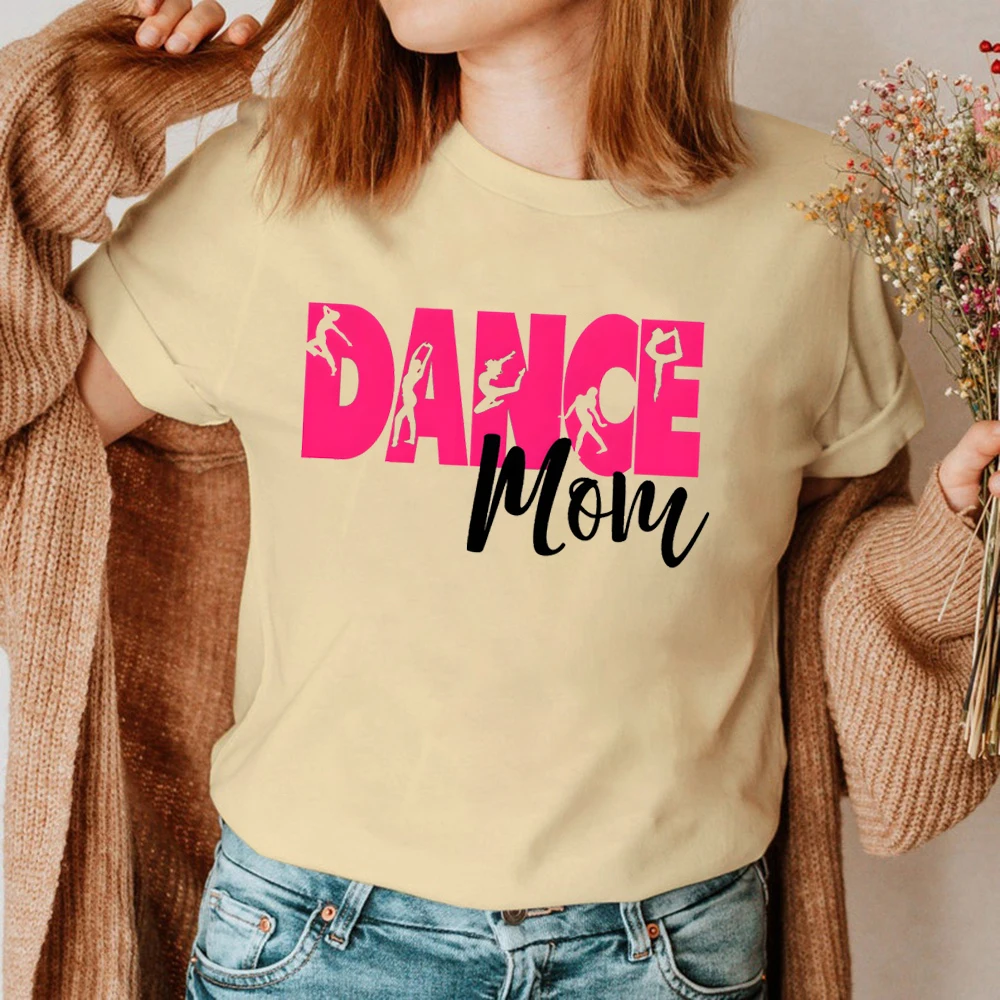 Футболка женская с коротким рукавом, винтажный топ с принтом «мама», брендовая Одежда для танцев на лето