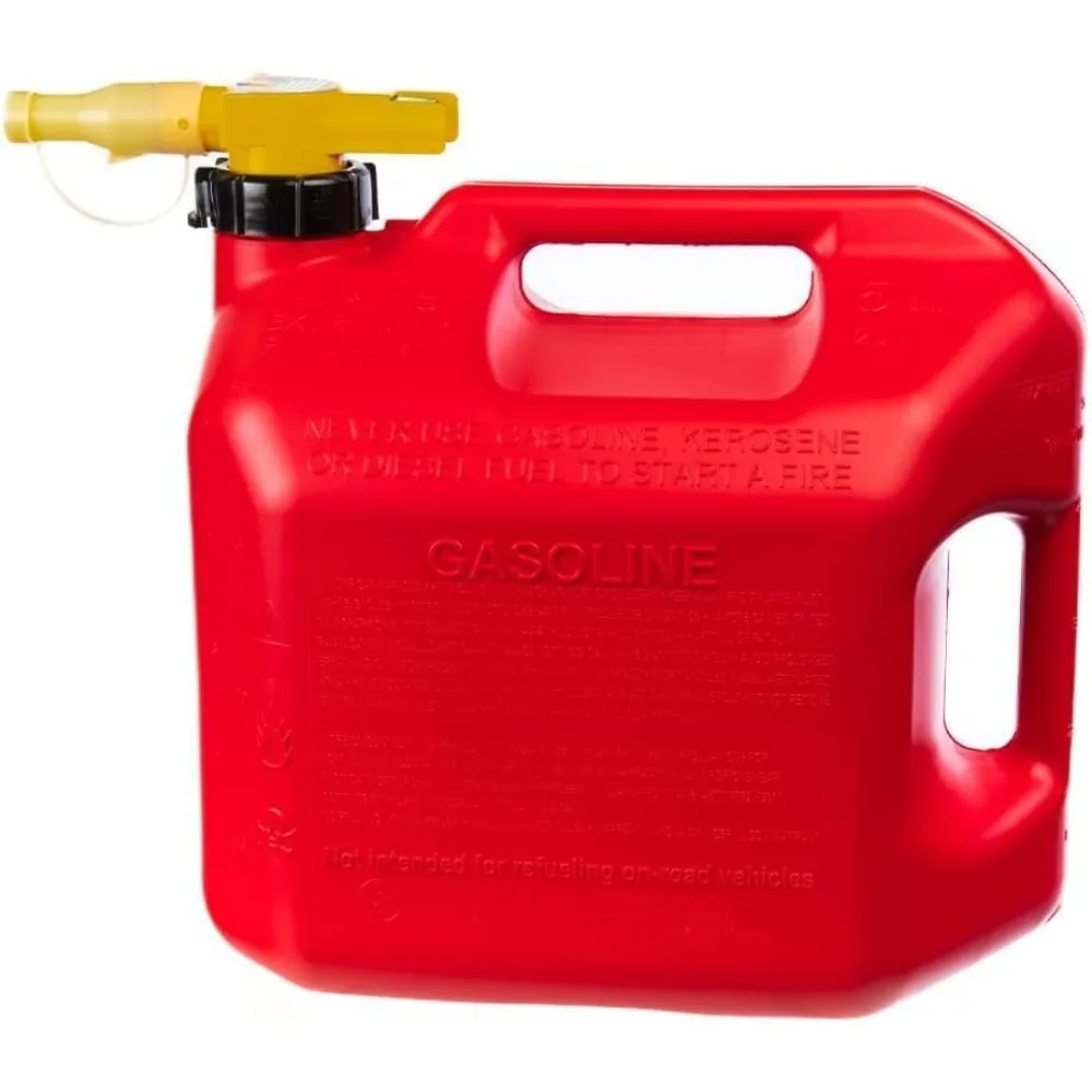 4 упаковки 5-галонные банки с видом на бензин носик без пролива четыре контейнера