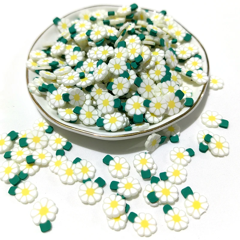 

500g/Bag 10mm Mix Color Flower Smile Face Fruit Shape Polymer Clay Spacer Loose Slice POLYM CLAY SPRINKL