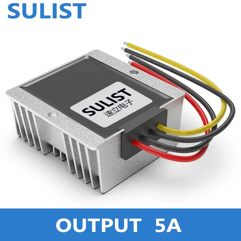 

SULIST Конвертер напряжения 10-36В в 12/13.8/15/19/20/24В 5A-30A