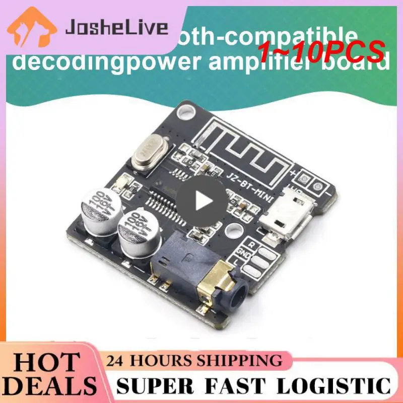 

1~10PCS Audio Receiver board 5.0 mp3 lossless decoder board Wireless Stereo Music Module XY-WRBT
