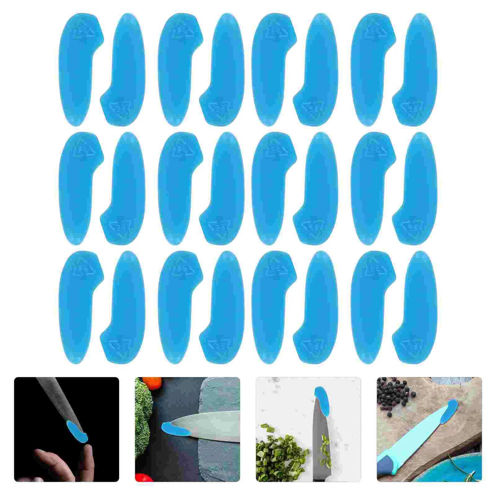 

50 Pcs Tip Set Covers Sleeves Protector Guard Blades Saver Kids Safety Thumb Plastic Kit Edges Child