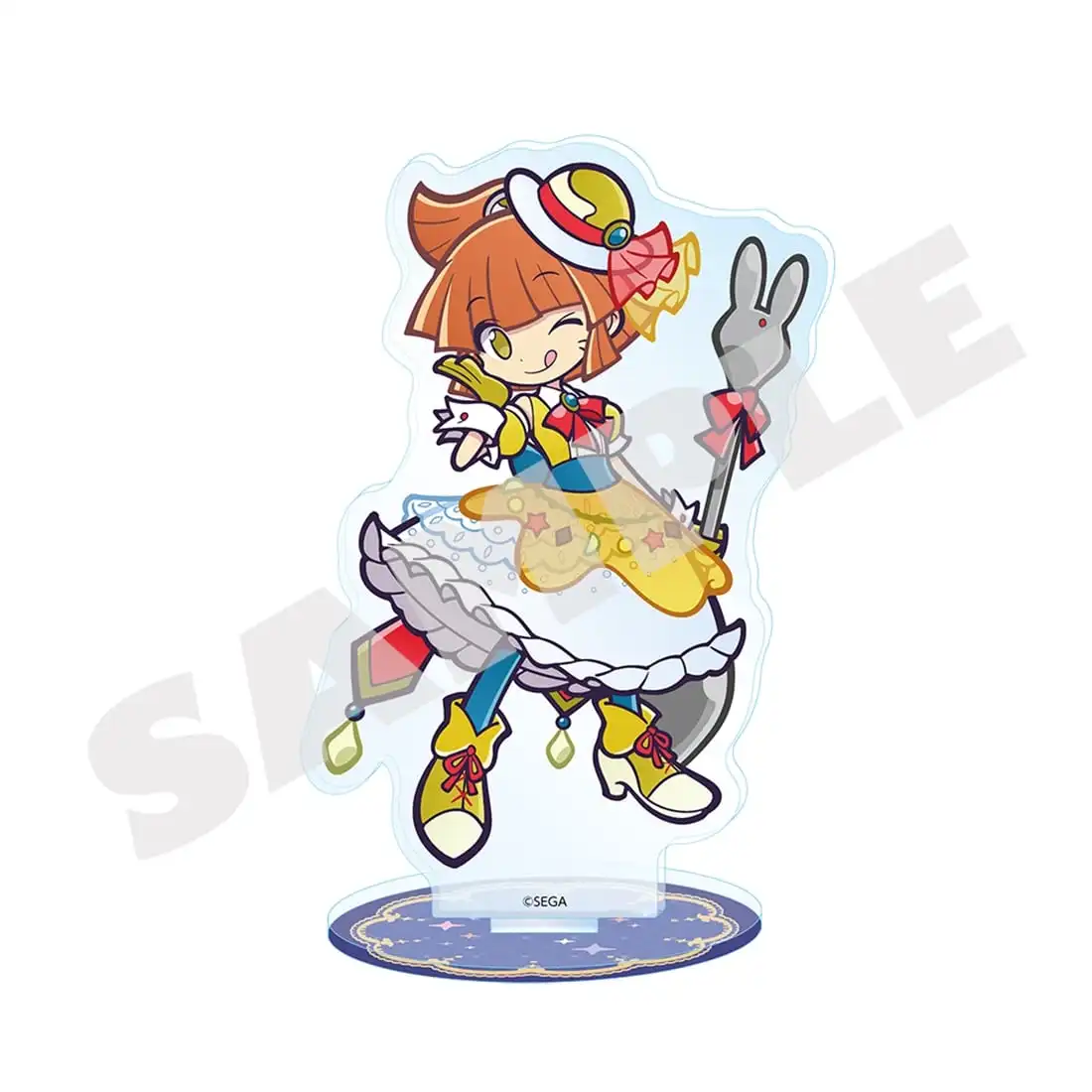 Фото Акриловая фигурка Game Anime Puyo Puyo Quest 15 см: Амири и Шезо, HD-печать, Рио-карнавал. Подарок на праздник, декор для рабочего стола, брелок для фанатов. №2