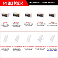 miboxer single colorctrgbrgbwrgbcct 2 4g led strip controller 12v 24v max 10a 12a lights tape dimmer 2 4g remote control