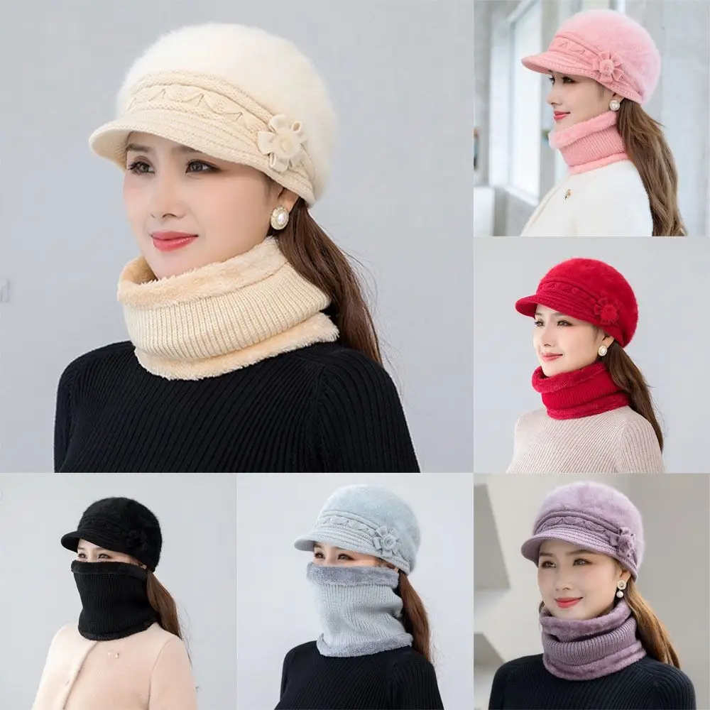 

Knitted Riding Sets Scarves Beanie Winter Warm Beanies Hats Snow Ski Cap Hat Scarf Set