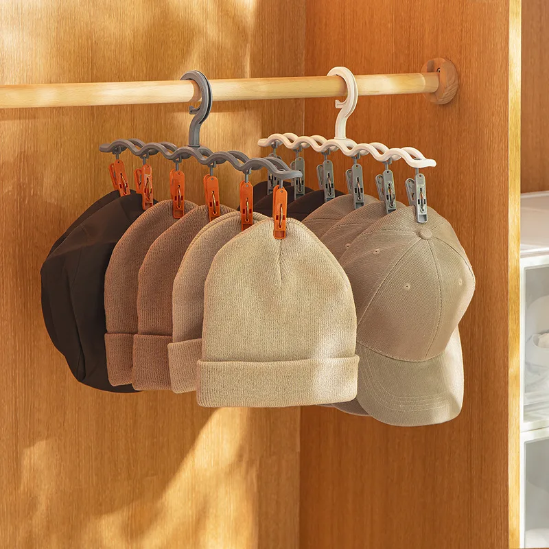 

Windproof Drying Clothes Hanger Multifunctional 360° Rotatable Underwear Socks Hat Hanger Children Clothes Wardrobe Storage Rack