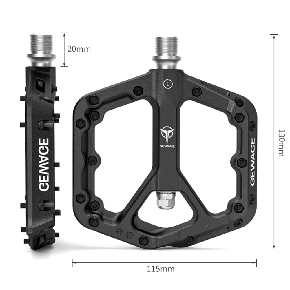 Ультралегкие подшипники gepay велосипедные педали нейлоновые дорожные Mtb