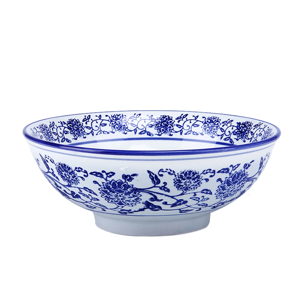 

Bowl Bowls Ramen Ceramic Noodle Soup Chinese Japanese Porcelain Serving Container Large Cereal Salad Pasta Rice Asian Pho