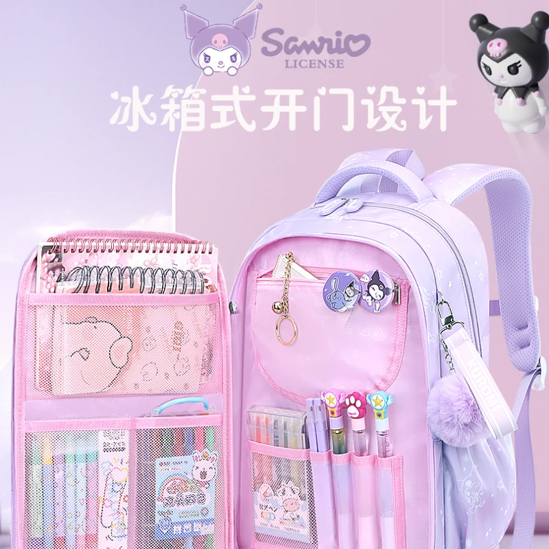 Ультратонкий рюкзак для девочек 3-6-9 класса с защитой позвоночника и уменьшением