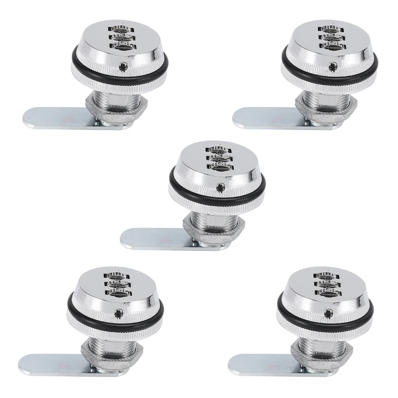 

5-кратный сплав, код комбинированная камера, замок, БЕСКЛЮЧЕВОЙ почтовый ящик, шкаф RV 3, циферблат, серебристый