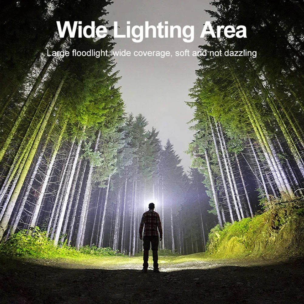 

Светодиодный налобный фонарь XPG + COB, водонепроницаемый, 2500 лм