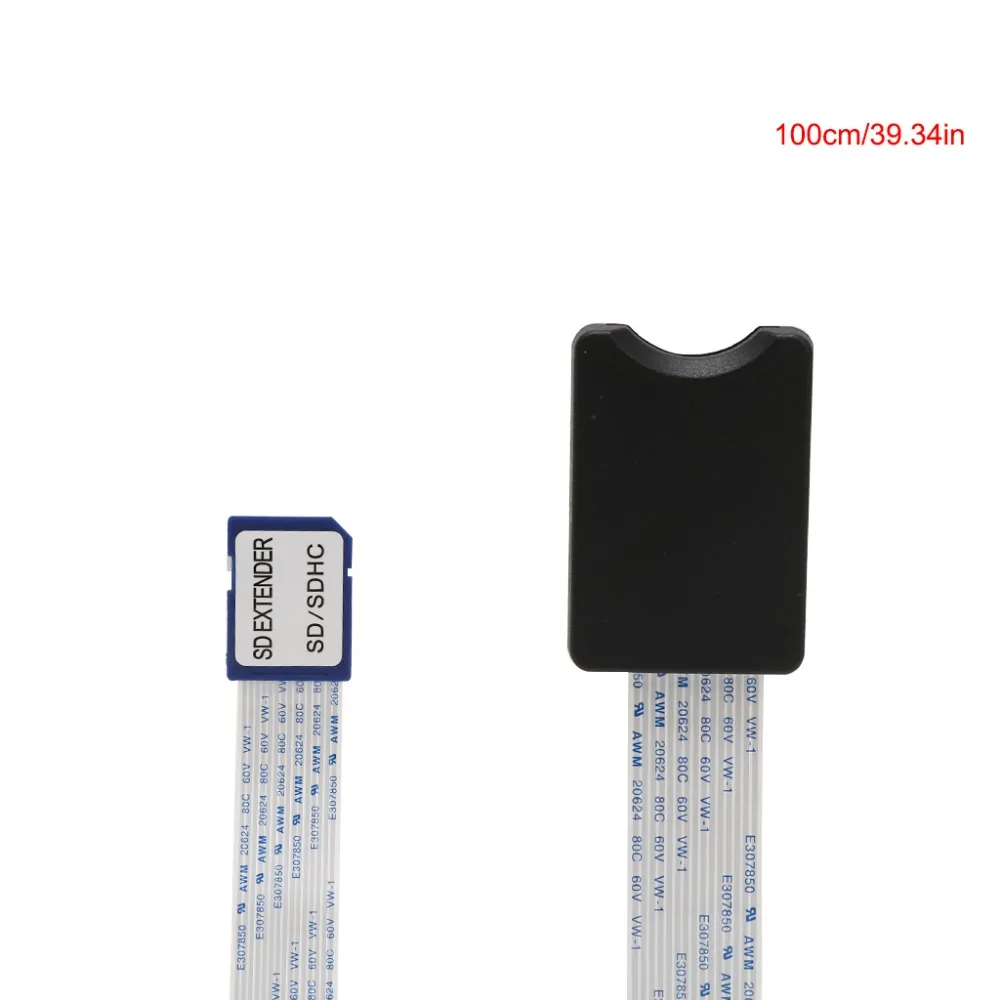 

SD Male To SD Female SDHC SDXC Card Reader Extension Adapter Cable Extender For Phone Car GPS TV 10/15/25/46cm
