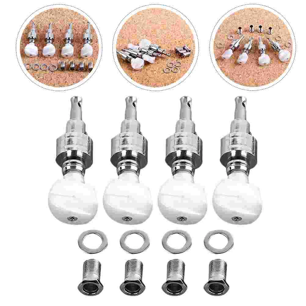 

Banjo Tuner Tuning Key String Head Machine Peg Geared Pegs Tuners Parts Accessories Knobs Set Friction Button Keys Stringsheads