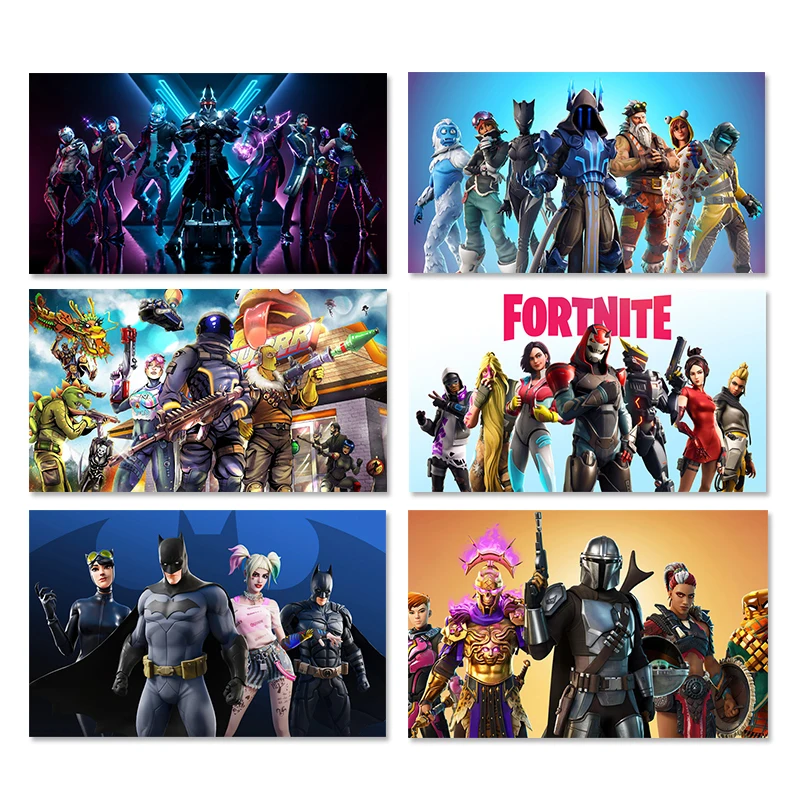 Постеры для видеоигр Marvel Fortnite Мстители супергерой инор человек Боба Фетт