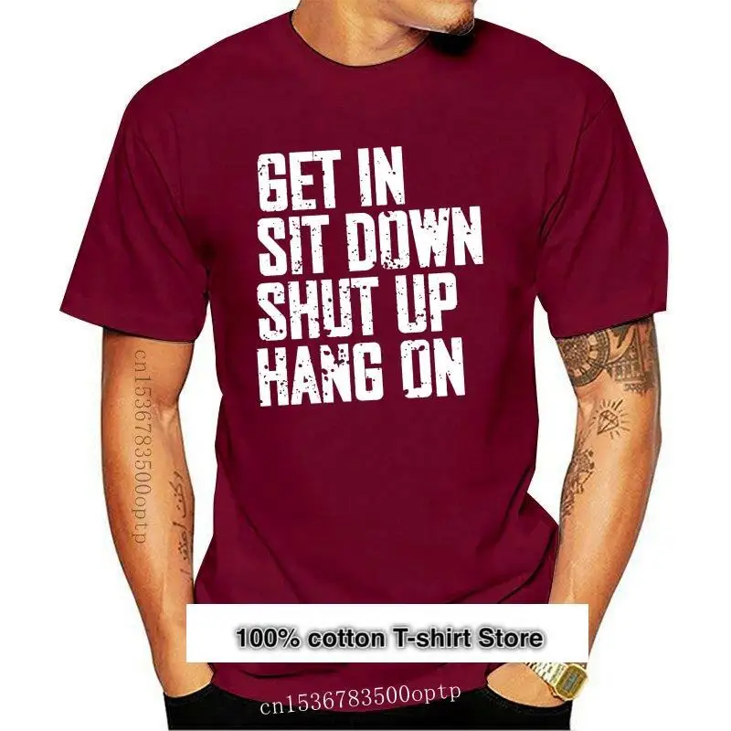 

Camiseta negra "Get In Sit Down", sintonizador de S-2XL Turbo Boost JDM