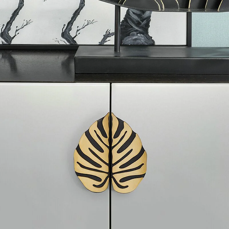 Роскошная металлическая ручка для шкафа выдвижного ящика |