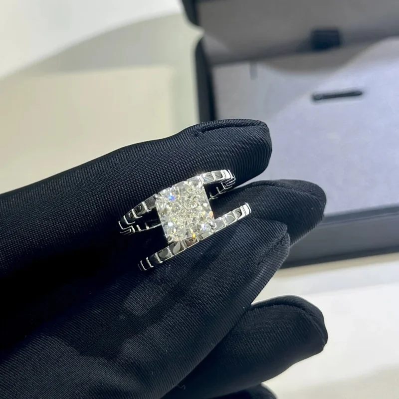 Бесплатная доставкаНовое кольцо из чистого серебра s925 с гальваническим