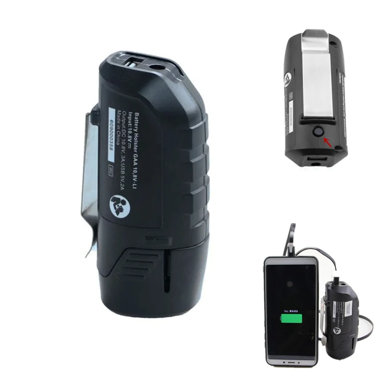 1/2 шт., USB-адаптер для зарядного устройства Bosch 10,8 в 12 В