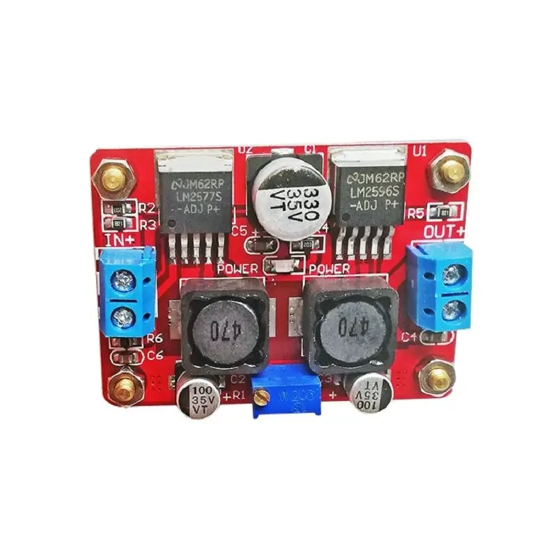 Автоматический модуль питания для подъема напряжения LM2577S + LM2596S регулируемая