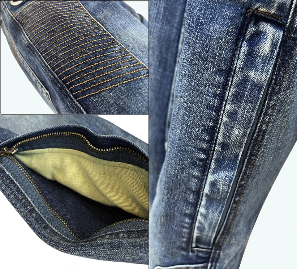 Hithotwin Armadillo мотоциклетные брюки кевларовое защитное снаряжение черные