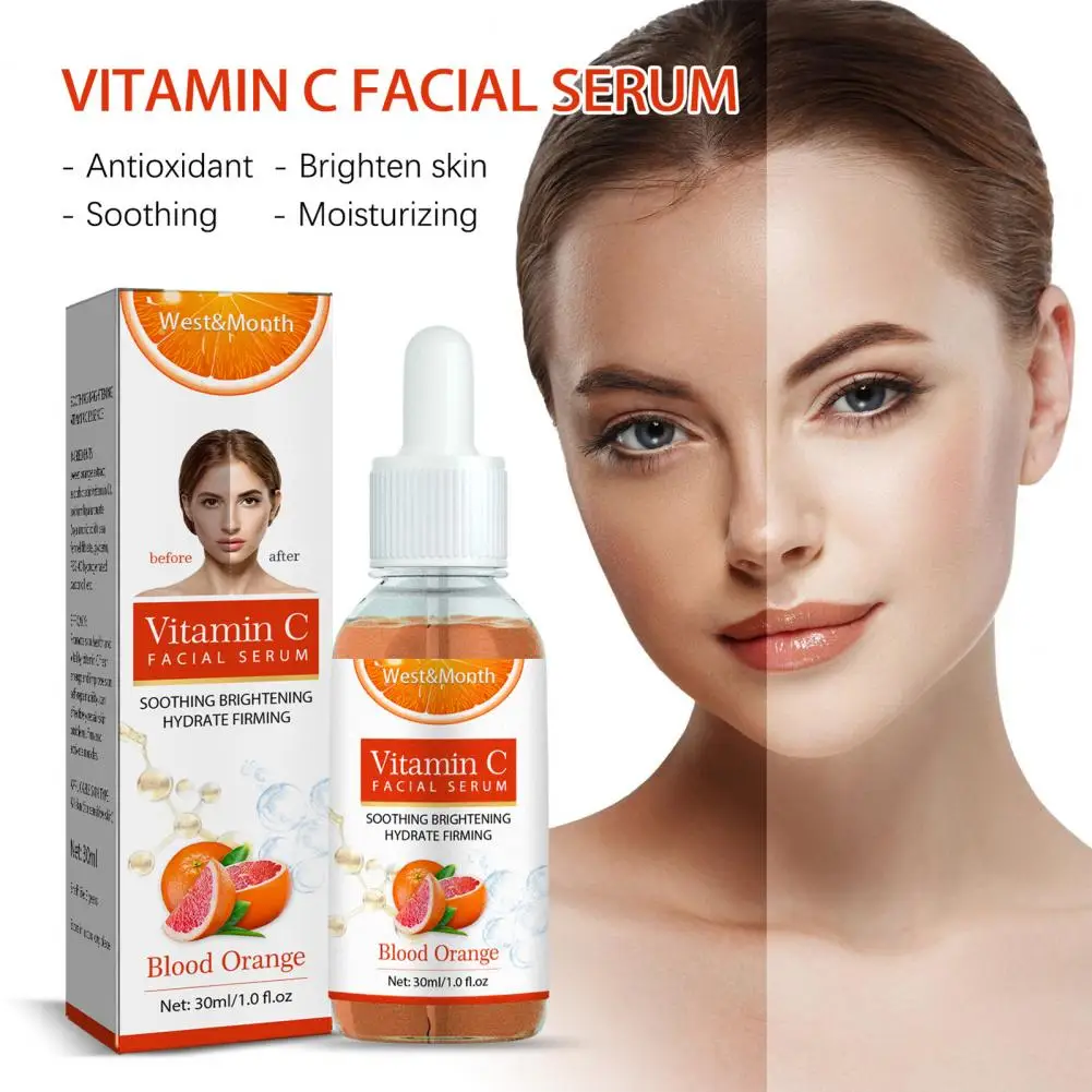 

30ml Face Essence Unique Vitamin C Face Liquid Moisturizing Anti-Aging Soothing Brightening Liquid
