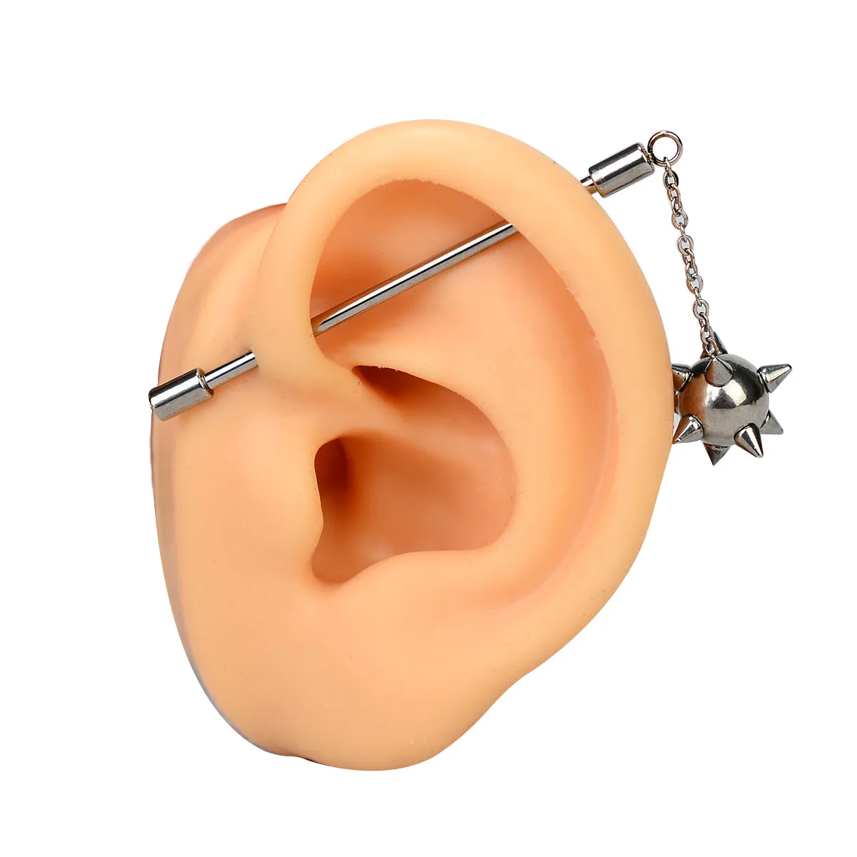 1 шт. промышленные ювелирные изделия для пирсинга из хирургической стали с