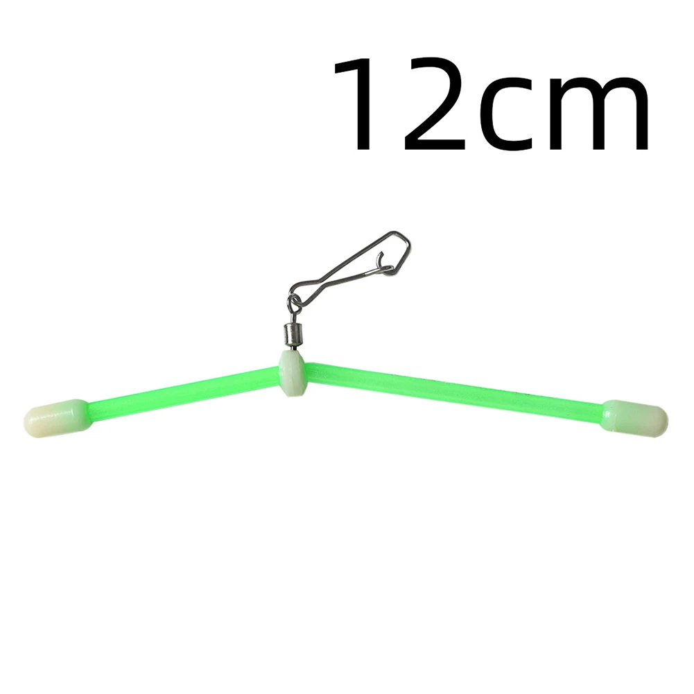 

10pcs Fishing Terminal Tackle Anti-tangle Ledger Booms With Hooked Snap Luminous Balance Connector Carp Fishing Accessories