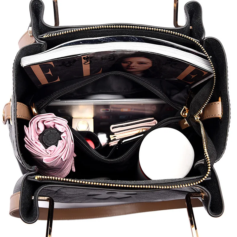 Женская сумка из натуральной кожи новинка 2024 сумка-мешок High Sense модная Emed большая