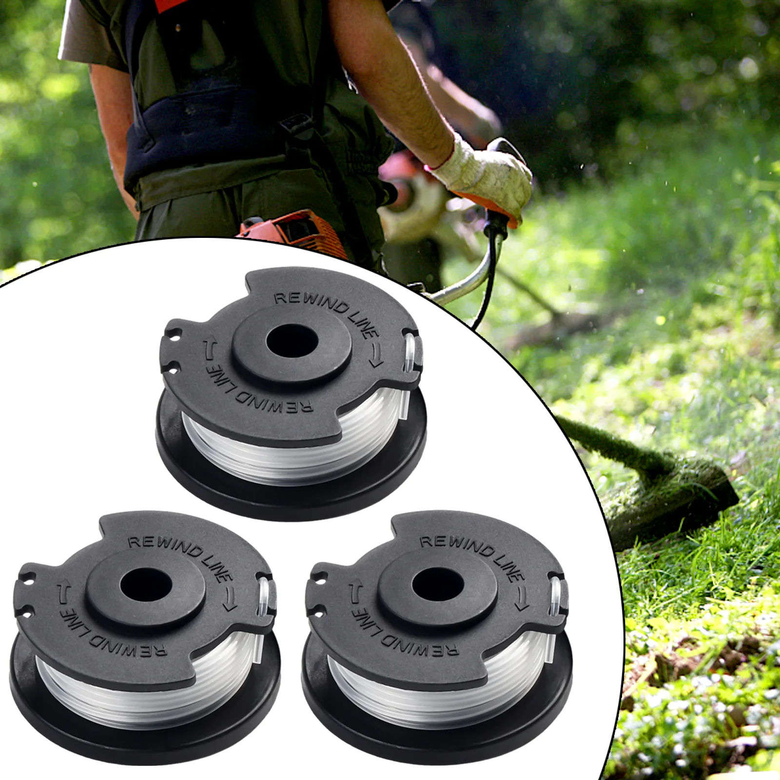 Совместимая сменная катушка для триммера травы Einhell 3 катушки подходит моделей GECT