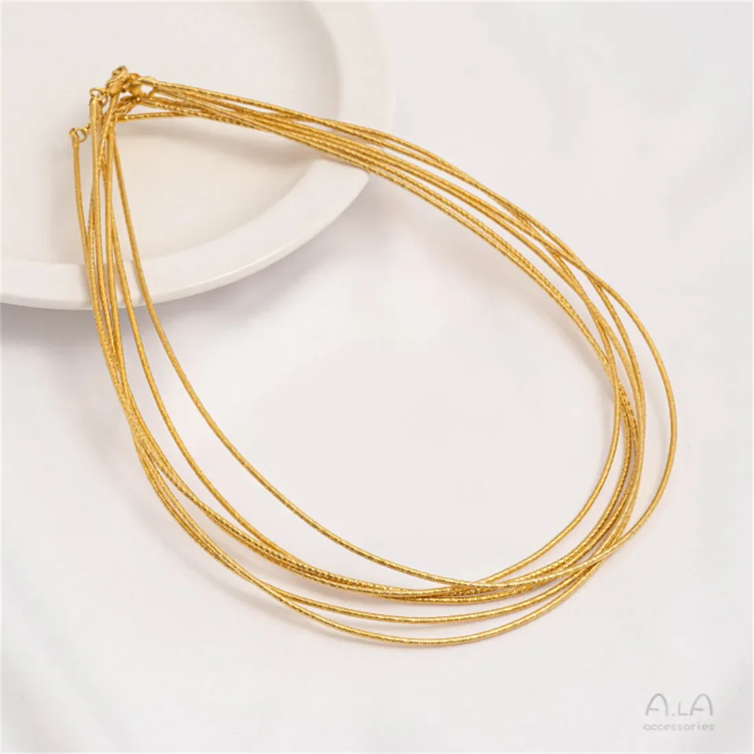 Цепочка на ключицу Shajin ожерелье с отскоком памяти ювелирная цепочка ручной