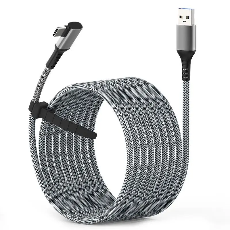 

USB 16FT VR Link Cable VR Headset Accessories With 5Gbps Data Transfer Type C Nylon Braided Cords For Gaming PC Steam VR