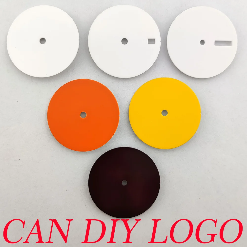 DIY NH35 циферблат модифицированный сплошной цвет без шкалы календаря градиентный