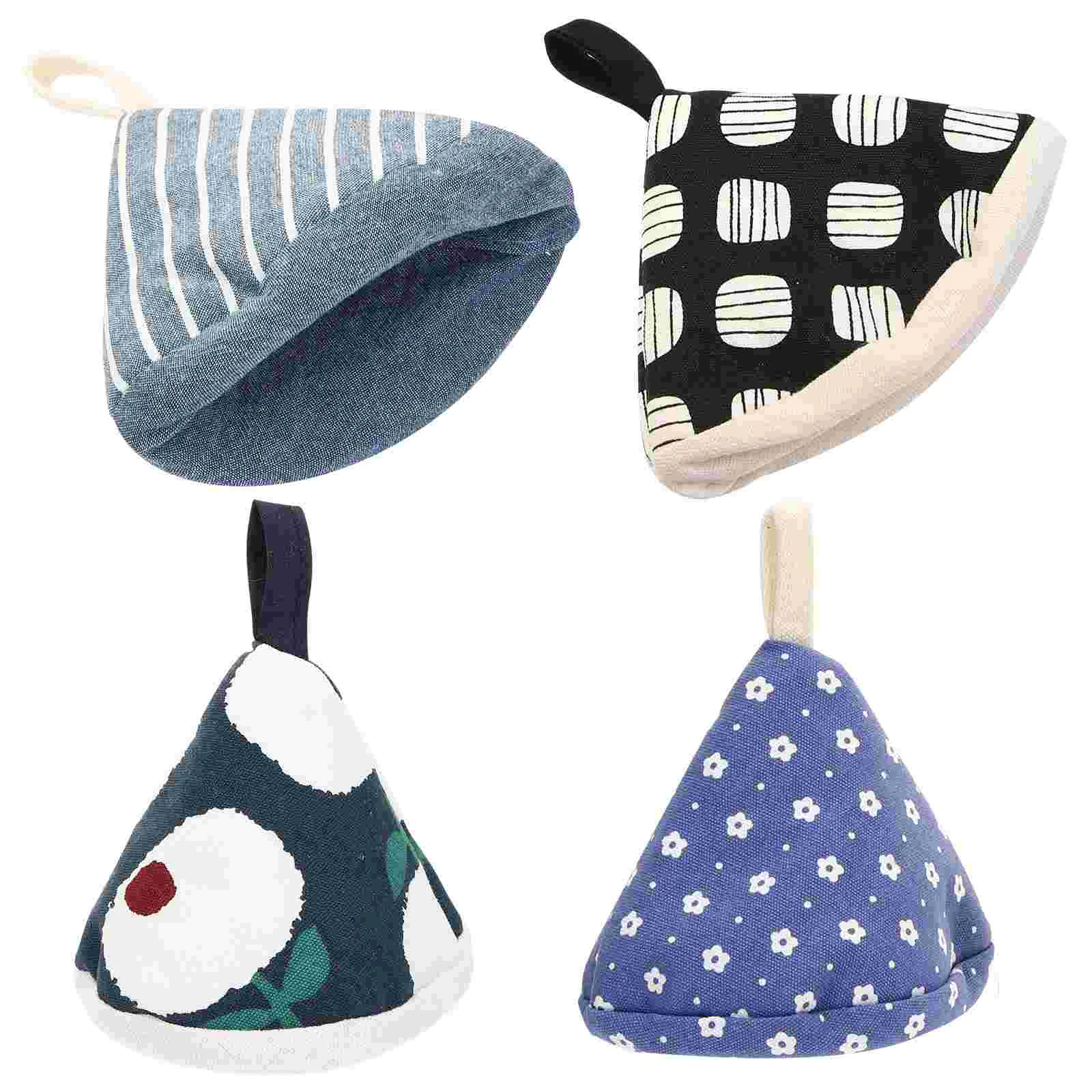 

Triangle Pan Handle Sleeve Triangular Pot Oven Gloves Lid Covers Heat Resistant