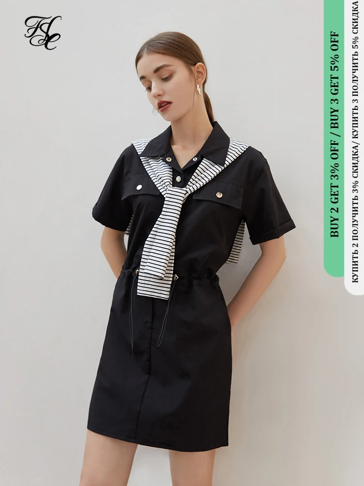 

Платье-Поло женское летнее тонкое в стиле оверсайз, 2021