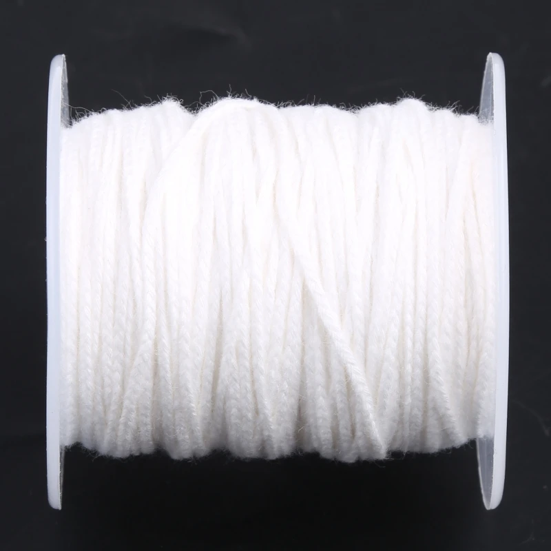 

Cotton Candle Wick 61m Wick Core Spool Non-smoke DIY Oil Lamps Candles Supplies for Home Family DIY Crafts Accessories